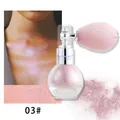 Spray illuminante glitterato per corpo e viso tonalità 03 con pompetta rosa in stile vintage - 03# Rosa da Sogno
