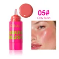 Professional Clubday 05# Clay Blush shimmery liquid blush for a radiant natural glow - 05# Clay Blush (W-CZ-B042#5)