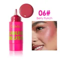 Shimmer liquid blush in shade 06 Berry Punch with smooth moisturizing finish - 06# Berry Punch (W-CZ-B042#6)