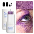 Professional multipurpose purple glitter stick for face hair and body makeup shade 08 - 08# Dark Purple Series