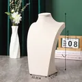 Beige fluwelen sieradendisplay voor halskettingen, 34,5 cm hoogte. Stijlvol ontwerp. - H-Type Hoogte 34 / Beige