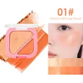 Λεπτομέρεια της παλέτας 01# Crimson-Gilt Scaly Clouds 2-σε-1 ρουζ και highlighter. - 01# Crimson-Gilt Scaly Clouds (Πορτοκαλί Χρυσό Μαργαριτάρι)