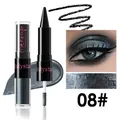 Dettaglio eyeliner e ombretto shimmer a doppia punta nella tonalità 08# grigio scuro - Grigio Scuro Luccicante (W-CZ-B045#8)