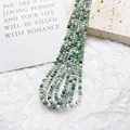 Perle in pietra naturale agata muschiata verde sfaccettate 3mm per progetti gioielli DIY - Confezione da 20 Pezzi / Agata Albero