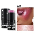 Clubday Mehrzweck-Glitzerstift für Gesicht und Körper, Farbton 02#, funkelndes Finish - 02# Pink-Lila (W-CZ-B016#2)