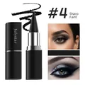 Julystar waterproof matte black eyeliner stick #4 for bold smoky eye makeup looks - #4 Matte Black