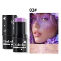 Clubday lila Glitzer-Lidschattenstift für Gesicht und Körper, Farbton 03# - 03# Dunkellila (W-CZ-B016#3)