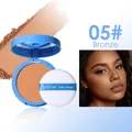 Poudre compacte mate contrôle du sébum 05# Bronze avec houppette et miroir fini lisse - 05# Bronze
