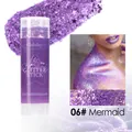 Bâton de paillettes violettes avec étoiles pour visage et corps, teinte 06 Mermaid - 06# Sirène (W-CZ-B011 #6)