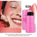 Natural jelly blush stick 02 moisturizing matte blush for daily makeup - 02# Orange Pink