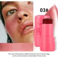 Moisturizing jelly blush stick in pink shade 03# for a natural and glowing cheek tint - 03# Deep Pink