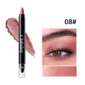 Clubday waterproof shimmer eyeshadow stick with sponge tip shade 08 for eye makeup - 08# Deep Champagne
