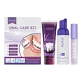 Kit de soins bucco-dentaires EELHOE avec mousse blanchissante et correcteur violet complet - Ensemble de 3 Pièces (Mousse + Pâte + Stylo) / Violet