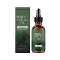 Natuurlijke 60ml sparbomen etherische olie in bruine druppelfles met groene productdoos - 60ml
