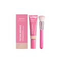 Zephoco peptide bounce long-lasting liquid foundation with matching makeup brush - 30.00g / Natural Color