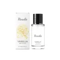 Elegante profumo leggero alla vaniglia da 50 ml in flacone di vetro e scatola bianca - 50ml