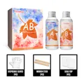 Kit complet de résine époxy AB cristalline DIY avec accessoires et outils de mélange - Kit 50mL