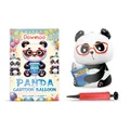 Σετ μπαλόνια καρτούν Dowmoo panda με κόκκινη χειροκίνητη αντλία για διακόσμηση πάρτι - 1 Μπαλόνι Και 1 Αντλία / Στυλ Πάντα
