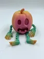 3D-gedrucktes bewegliches Kürbis-Monster-Spielzeug mit Regenbogen-Farbverlauf Deko - Kürbis Erschrocken / Regenbogen-Ombre