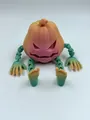 3D-gedrucktes bewegliches Kürbis-Monster Halloween-Deko mit Regenbogen-Farbverlauf - Kürbis Böse / Regenbogen-Ombre