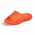 Claquettes ajourées imprimées en 3D orange vif avec semelle épaisse et confortable - Orange Martien