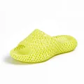 Claquettes creuses légères imprimées en 3D vert fluo avec semelle épaisse et alvéolée - Jaune Équatorial