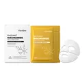 Masque profond radiant Viareline Niacinamide pour l'éclat et l'hydratation du visage. - Lot de 4