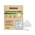 JAKEHOE eco-friendly dishwasher detergent sheets for powerful cleaning, 30 strips pack - 30 Packs