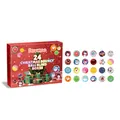 Dowmoo 24 Stuks Kerst Stuiterballen Adventskalender Blind Box Cadeau voor Kinderen - Kerstthema (SKU00001167) / 24 Stuks