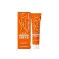 Crema depilatoria viso idratante Hoygi con confezione e tubetto di colore arancione - 20.00g