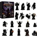 Halloween Advent Calendar 2026 set featuring 24 unique mini Little Reaper figures - Black Witch Style / Set of 24
