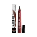 Crayon à sourcils Zephoco 4 pointes marron roux pour des traits naturels effet poil à poil - 1 Pièce / Brun Rouge