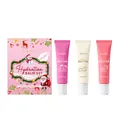 EELHOE 3-piece tinted lip butter set with strawberry chocolate and peach flavors - Christmas Gift Set / 39 g (13 g x 3)