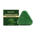 GleamXi Shampoo-Seife mit Lebensbaumblättern zur Kopfhautpflege und Haarstärkung 120g Stück - 120.00g / Grün