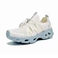 SkyPilot breathable white mesh aqua shoes featuring a light blue thick drainage sole - 36 / Glacier Blue