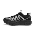 SkyPilot outdoor hiking shoes in black and grey, low-top anti-slip climbing footwear - 36 / Obsidian Black