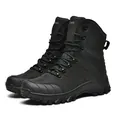 Stivali tattici outdoor professionali da uomo con suole in gomma molto resistenti - 39 / Nero