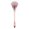 Elegante spazzola per polvere unghie oro rosa con setole rosa morbide per manicure - Oro Rosa Grande Vita Piccola