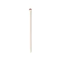 Professional fine angled eyeliner brush for precise eye and brow makeup application - Porcelain White Crescent