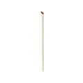 Ultra-thin angled eyeliner and eyebrow blade brush with cream handle - Porcelain White 182