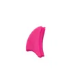 Spazzola ergonomica in silicone rosa per contorno viso e massaggio linfatico viso - Rosso rosa