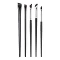 Professional 5-piece makeup brush set including angled eyebrow and eyeliner brushes - 5 Pcs Eye Makeup Brush Set