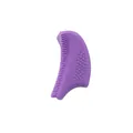 Pennello per contorno viso in silicone viola per massaggio collo e cura della pelle - Viola