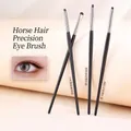 Lot de 4 pinceaux de maquillage pour les yeux en poils de poney pour estomper et tracer - Ensemble Pinceaux Détails Yeux (4 Pièces)