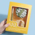 Marshmallow powder puff and makeup brush set in professional yellow XL size packaging box - Yellow And Green (Size XL) / Gift Box (With Brush)