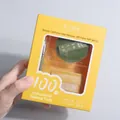 Premium marshmallow air cushion makeup puff and brush beauty tool set, Size L variant - Yellow And Green (Size L) / Gift Box (With Brush)