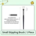 Professional small stippling makeup brush for precision blush and highlight application - Small Stippling Brush (Synthetic)