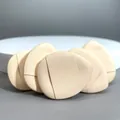 Set di mini piumini per cipria a cuscino per dita beige morbido per un trucco preciso - Beige