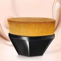 Brocha de contorno hexagonal con cerdas densas para una aplicación de maquillaje suave - 55 Brocha de Base Grande / Negro