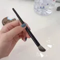 Professional angled nose shadow brush for precise contouring and highlighting makeup - Nose Shadow Brush (105) / Black